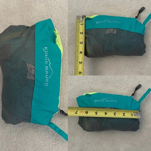 Eddie Bauer Packable hooded rain jacket, S - Picture 2 of 16